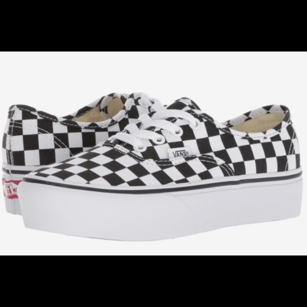 Van’s Platform Checkered Sneakers